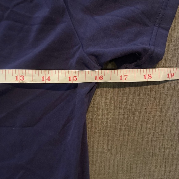 Buff Bunny energy tee NWT navy blue XXL crop stretch tee - Picture 3 of 5